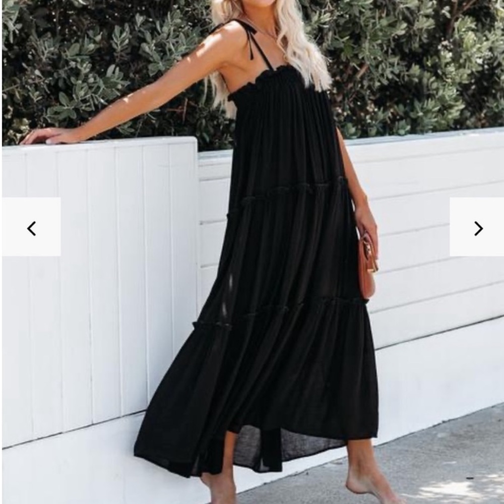 VICI tiered maxi dress